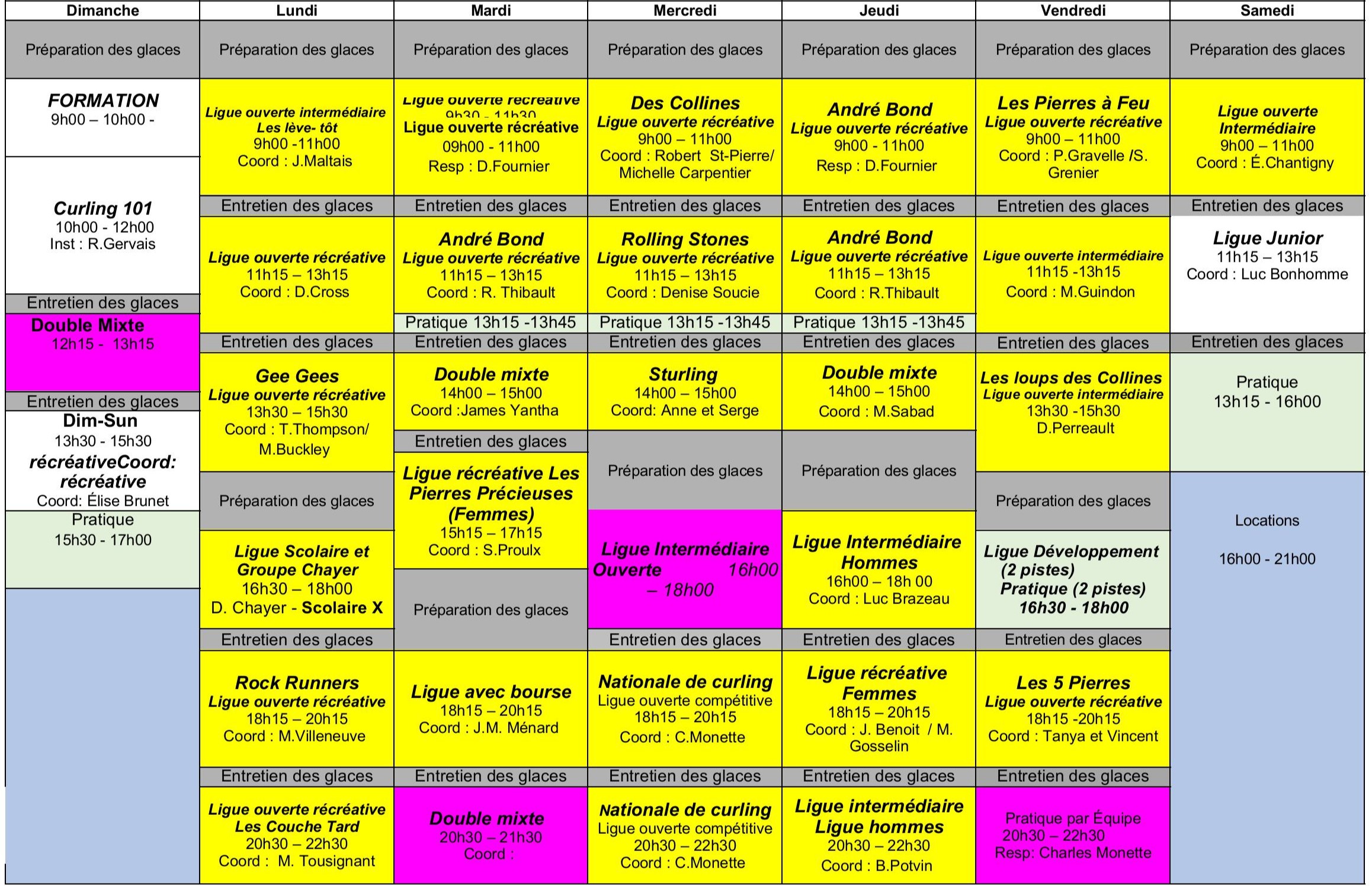 Curling Horaire hebdomadaire 26 27 V3 19 juillet 2026