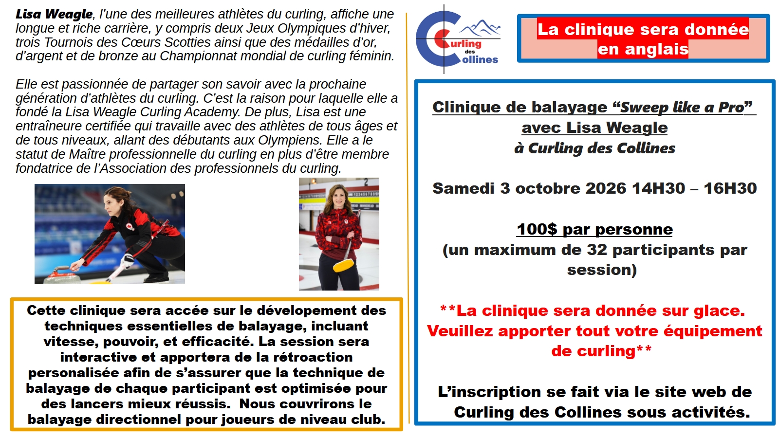 Poster en francais Lisa Weagle Clinics 2026a